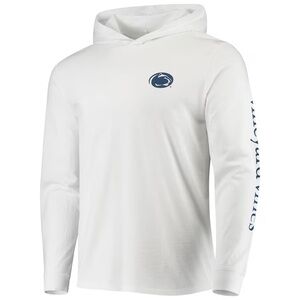 Men's Vineyard Vines White Penn State Nittany Lions Long Sleeve Hoodie T-Shirt